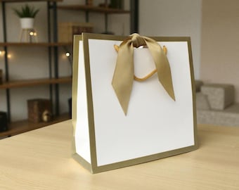 Bulk Gold Gift Bags - Landscape Paper Gift Bag