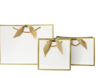 Bulk Gold Gift Bags - Landscape Paper Gift Bag