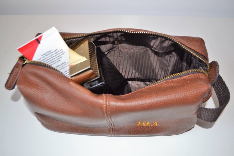 Men Wash bag Personalised Groomsmen Gifts Bag Toiletry bag