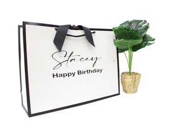 Birthday Gift bag - Personalised Gift Bag - Luxury Gift Bag - Birthday gift idea - Anniversary Gifts - Gifts for her - Gift for him