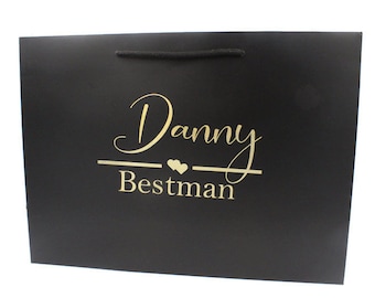 Personalised Groomsmen Gift Bag - Wedding Party Favor