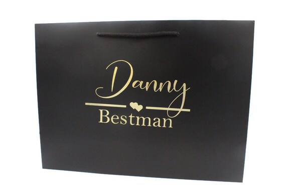 Personalised Groomsmen Gift Bag - Wedding Party Favor