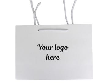 Custom Printed Paper Bags with Logo | Luxury Boutique Gift Bags | Branded Paper Bags Wholesale, Small Business Packaging, Personalised Bags