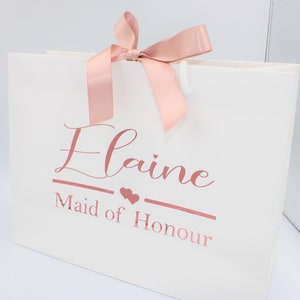 Bridesmaid Gift bag - Personalised Gift Bag - Bridesmaid Gifts - Maid of Honour - Mother of the bride gifts - Bridesmaid proposal - Wedding