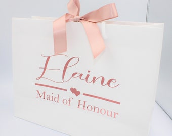 Bridesmaid Gift bag - Personalised Gift Bag - Bridesmaid Gifts - Maid of Honour - Mother of the bride gifts - Bridesmaid proposal - Wedding
