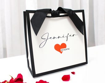 Personalized Valentine's Day Gift Bag – Luxury Wedding Anniversary Present
