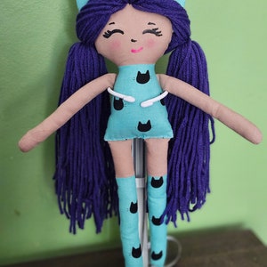 hand sewn rag doll