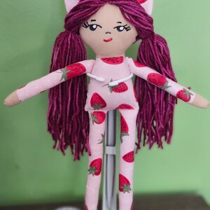hand sewn rag doll