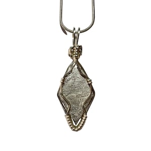 Gibeon Meteorite Pendant - Sterling Silver