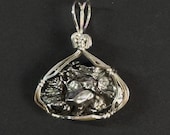 Campo del Cielo Meteorite Pendant -- Sterling Silver