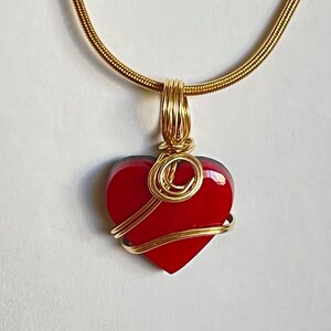 Rosarita Heart Pendant 14KGF