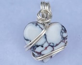 Wild Horse Heart Pendant - Sterling Silver
