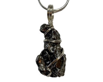 Campo del Cielo Meteorite Pendant - Sterling Silver