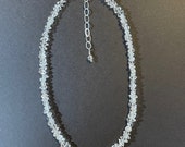 Herkimer "Diamond" Quartz Necklace - Sterling Adjustable