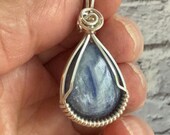 Kyanite Pendant - Sterling Silver