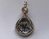 Tourmalinated Quartz Pendant