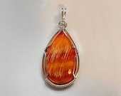 Large Spiny Oyster Pendant - Sterling Silver