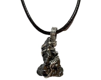 Campo del Cielo Meteorite Pendan - Sterling Silver