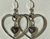 Double Heart Earrings