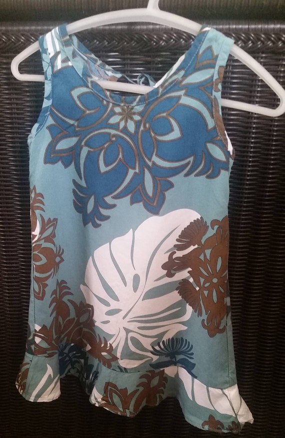 Baby Aloha dress, baby girl dress, Aloha Wear, Hawaiian dress, Kids Aloha Wear, baby girl clothes, Vintage Aloha dress, Baby, Keiki