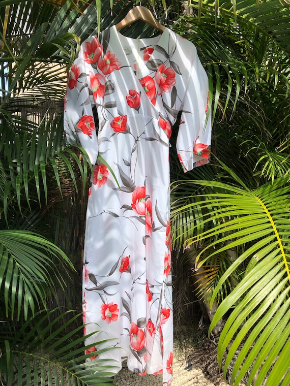 1970's vintage Hawaiian dress, aloha dress, women… - image 1