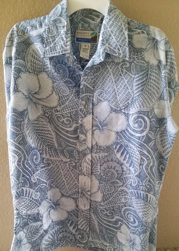 Mens L Aloha Wear, Hawaiian shirt, Men's Aloha Shi