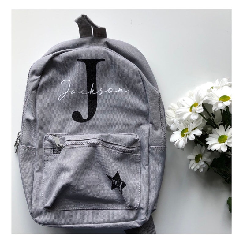 personalised backpack