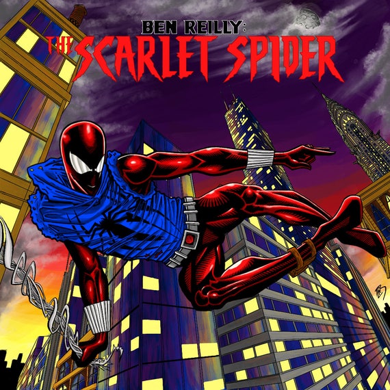 ベン・ライリー：スカーレット・スパイダー - Etsy 日本