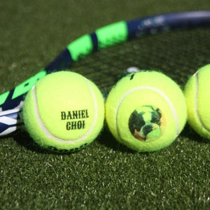 Custom Tennis Ball | Photo Tennis ball | Coach Gift | Your Image or Text