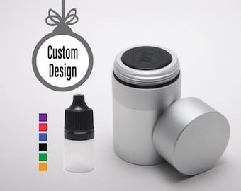 Custom Golf Ball Stamp - Large, Silver Aluminum Body, Custom Ball Marker, Personalized golf ball stamp