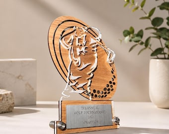 Custom Trophy for Golf Tournament and Event | Golf Award, Winner, Champion | Hole in one, Eagle, Albatross