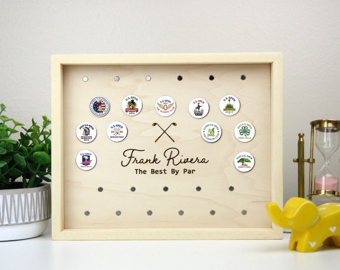 Golf Ball Marker Display LOGO READY Etsy