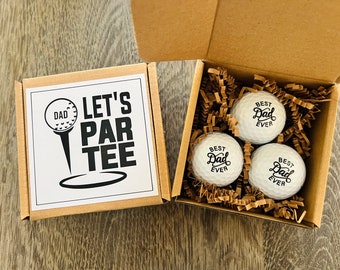 Father's Day Golf Ball | Custom Golf Ball | Gift For Dad, Grandpa | Best Dad, Best Grandpa By Par