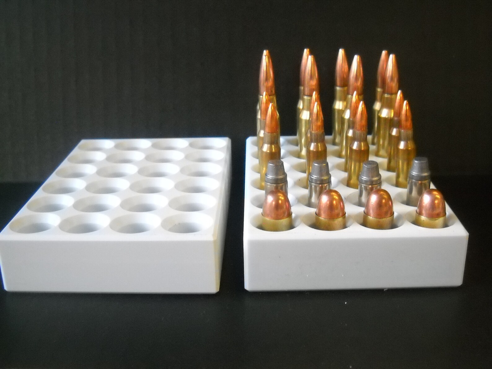 Shell Holder / Reloading Block Tray 24 Space for Reloading Etsy