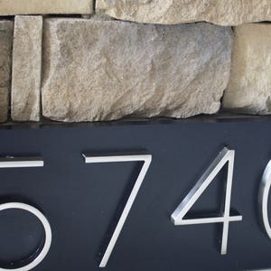 Address Plaque | Modern House Numbers | House Number Plaque | House Number Sign | Address Sign | House Numbers | Wedding Gift