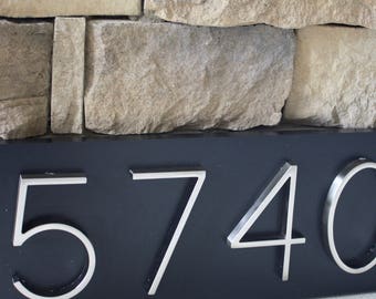 Address Plaque | Modern House Numbers | House Number Plaque | House Number Sign | Address Sign | House Numbers | Wedding Gift