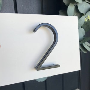 Address Plaque Modern House Numbers House Number Plaque House Number Sign Address Sign House Numbers Wedding Gift image 3