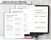 ADHD Planner Adult, Mental Heatlth tracker, Adhd Productivity Planner, Adhd Life Planner, Printable Adhd Planner and Gratitude Check.