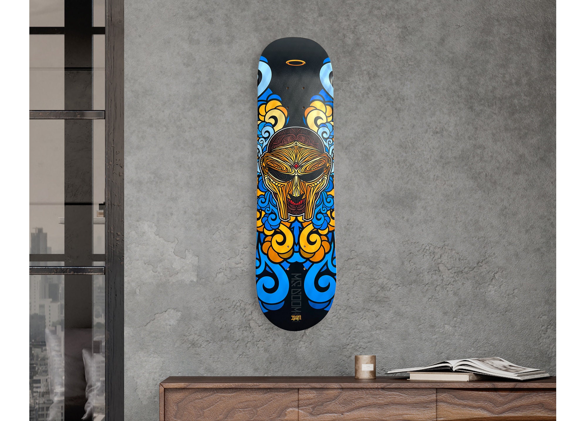 MF DOOM Skateboard/art Deck - Etsy