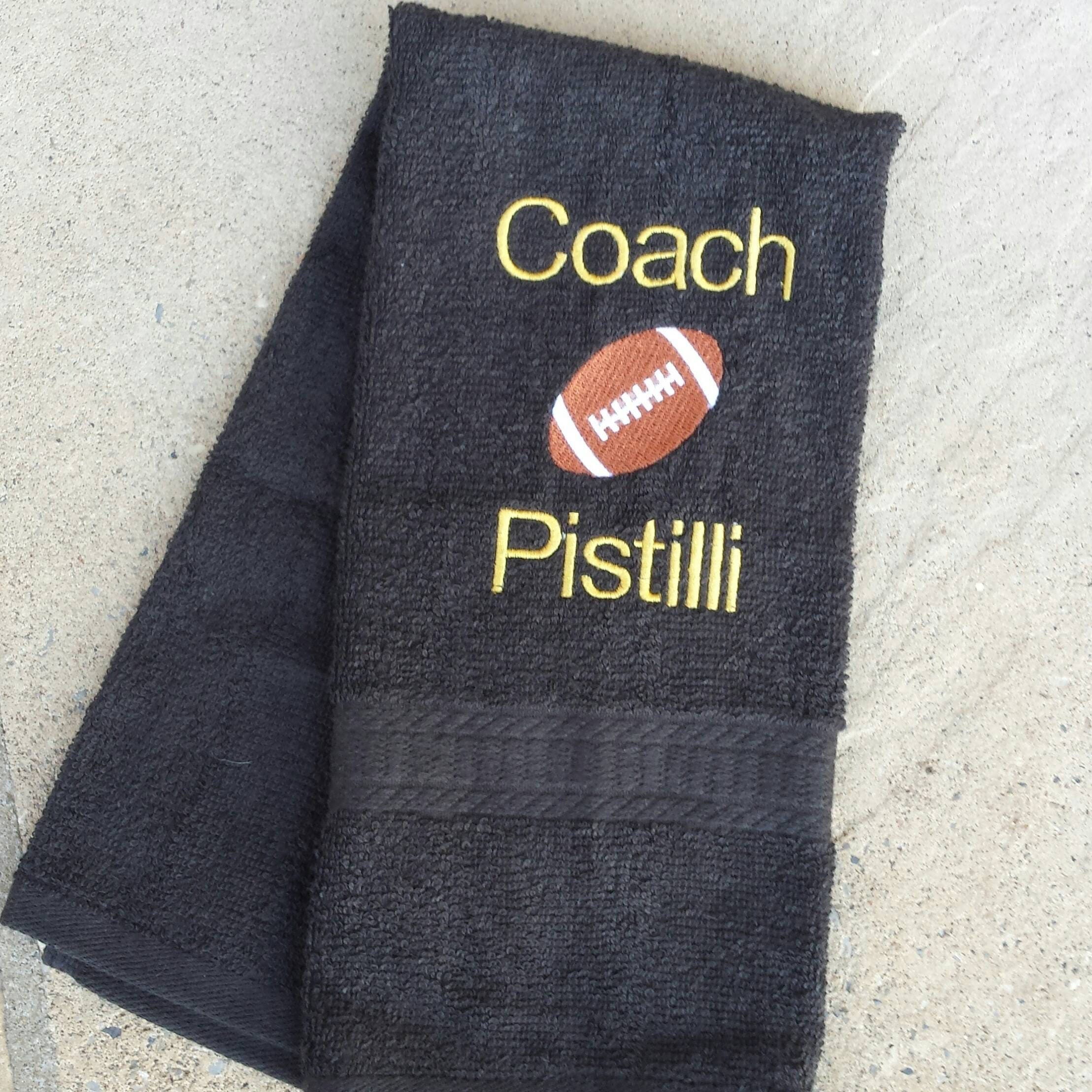 Personalized Football Player Sweat Towel Gym Towel Etsy