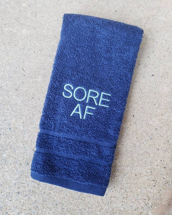 Funny Sweat Towel, Gym Towel, Embroidered Hand Towel Gifts, Sports Towel 