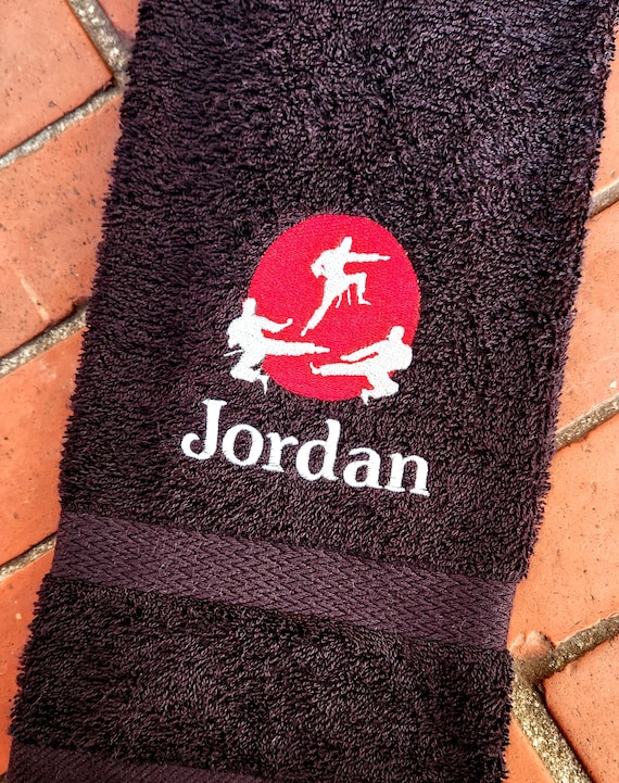 Personalized Karate Towel: Embroidered Gym Sports Towel Gift