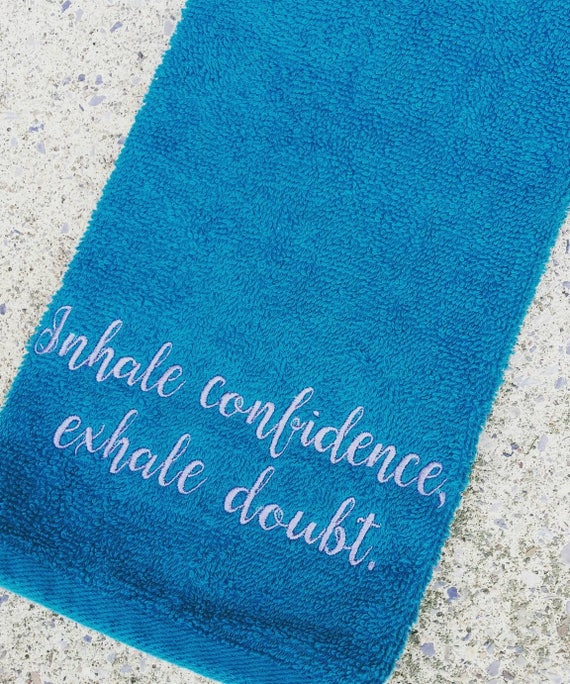 NEW Inhale Confidence Sweat Towel, Gym Towel, Sports Towel, Yoga Gifts, Sports  Towel, Fitness Gifts, Exercise Towels 