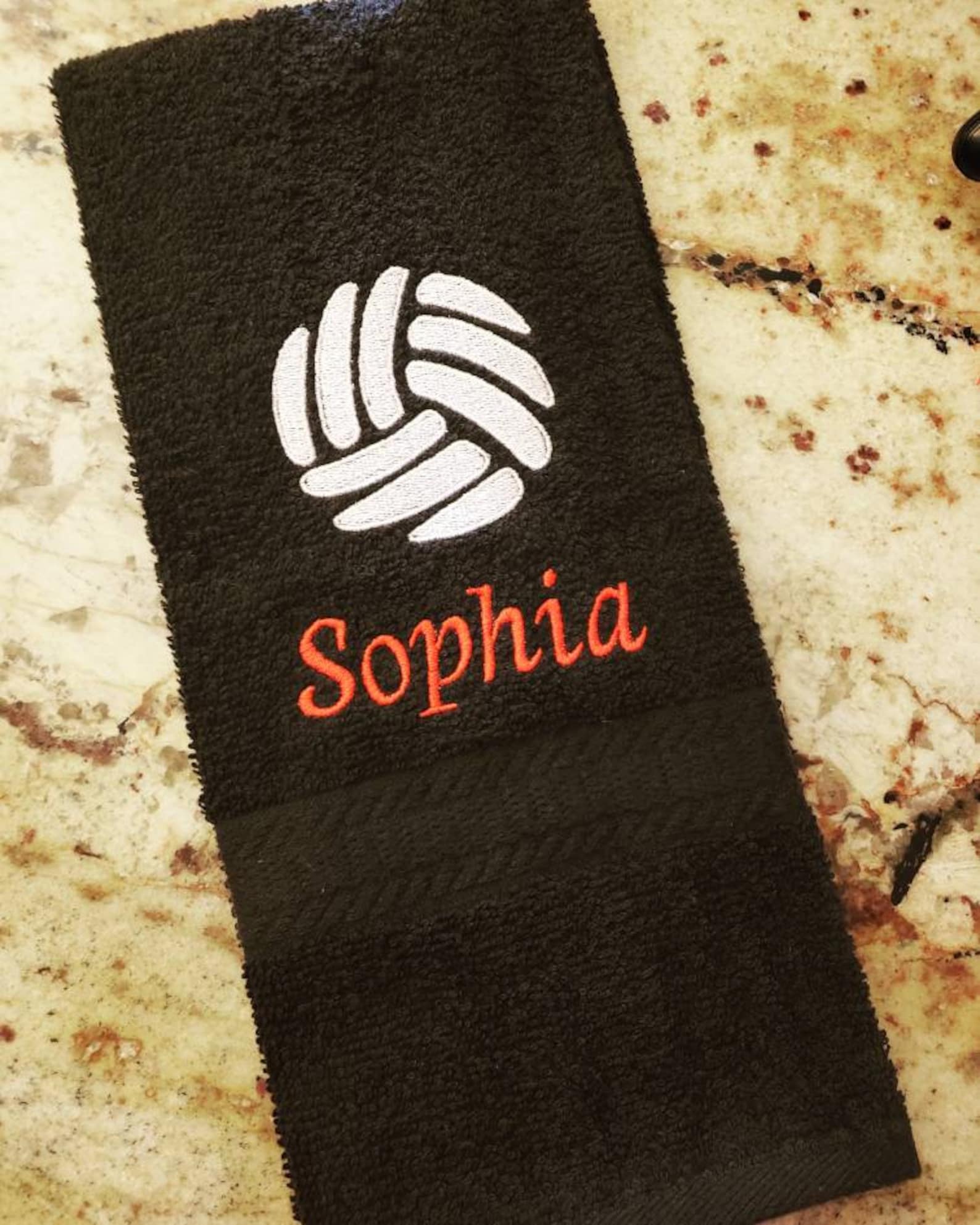 Personalized Volleyball Player Sweat Towel Gym Towel Etsy