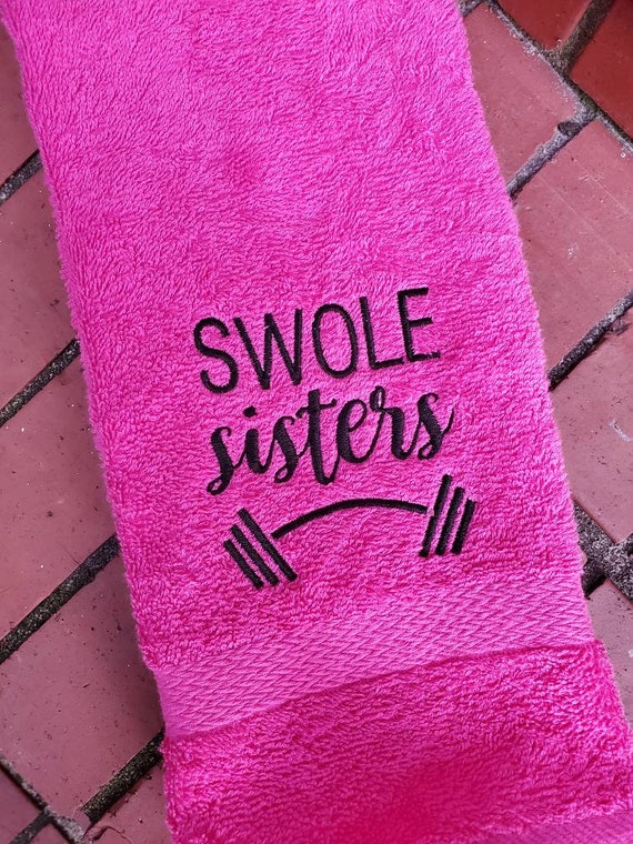 Monogrammed gym towels sale