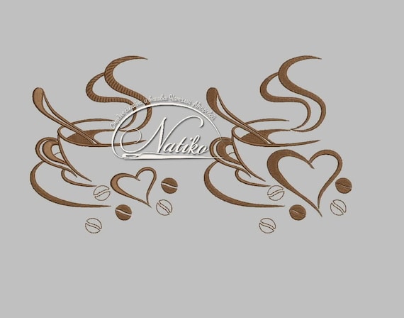 embroidery designs coffee design