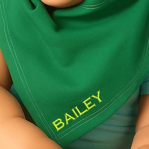 Bavaglino bandana personalizzato per neonati, regalo ricamato per neonati, ricordo personalizzato per baby shower, bavaglino premium per neonati, regalo per neonato, regalo per neonata