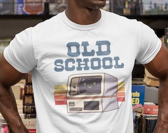 Old School retro t shirt // Vintage Computer tee // Retro Electronics tee // Classic computer memorabilia shirt // Gift for computer nerd