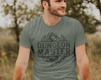 Dungeon Master t shirt, Geek Gift, 20 sided dice shirt, Dungeons and Dragons tee, D & D game player, RPG Roleplaying tee, Critical hit tee