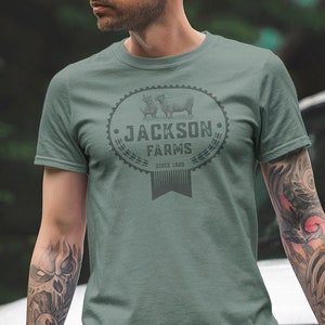 Personalized Cattle and ranch t shirt // Vintage livestock farmhouse gift  //  Lamb lovers gift